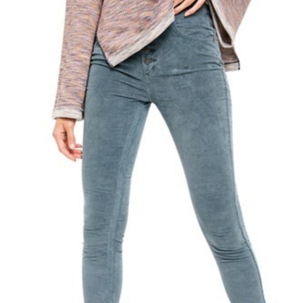 Free People Sunchaser Corduroy Skinny Pants